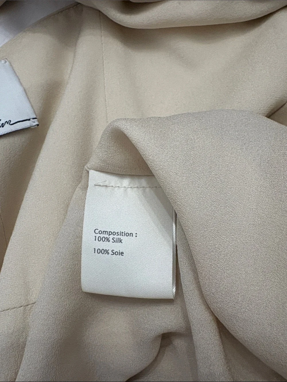 3.1 Phillip Lim Cream One-Shoulder Twist Pleated Dress - Picture 12 of 12